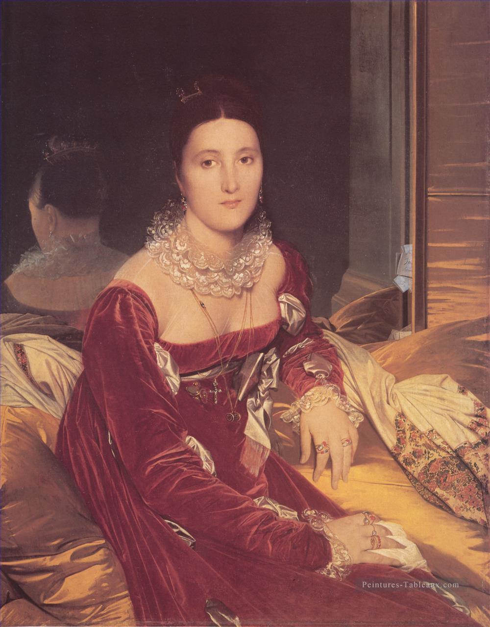 Madame de Senonnes néoclassique Jean Auguste Dominique Ingres Peintures à l'huile